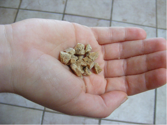 size of small treats for rewarding your puppy